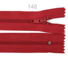 Kraftika 1ks high risk red spirálový zip šíře 3mm délka 16cm