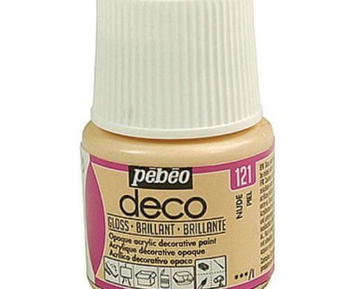 Pébéo Akrylová barva déco 45ml lesklá - tělová,