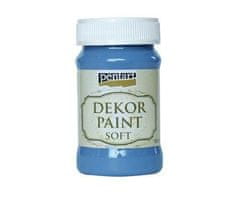 Pentart Barva dekor paint soft džínová 100ml, pentart, home deco