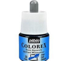 Pébéo Colorex inkoust 45ml modrá, pébéo, akvarelové barvy