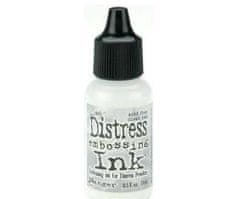 Kraftika Embosovací médium distress ink 15ml - náhradní náplň čirá