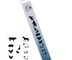 Kraftika Domácí zvířata - silikonová gelová razítka (10ks)