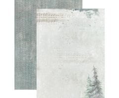 Kraftika Oboustranný papír na scrapbook a4 winter feelings (1ks)