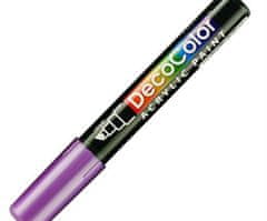 Marvy Popisovač deco color acrylic paint metallic violet,