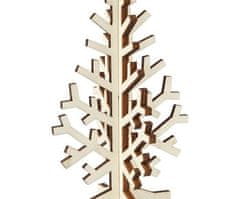 Kraftika Vánoční strom 12cm - dřevěný výřez (1ks)