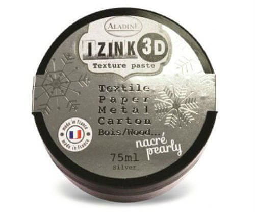 Aladine 3d pasta izink 75ml - stříbrná silver,