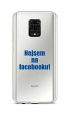 TopQ Kryt Xiaomi Redmi Note 9 Pro silikon Nejsem na Facebooku 51397