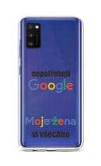 TopQ Kryt Samsung A41 silikon Google 51389