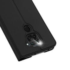 Dux Ducis Skin Pro knížkové kožené pouzdro na Xiaomi Redmi 10X 4G / Redmi Note 9, černé