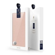 Dux Ducis Skin Pro knížkové kožené pouzdro na Huawei Y6p, růžové