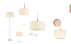 ACA  Stolní lampa YASMINE max. 60W/E27/230V/IP20, bílá, průměr 250mm