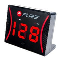 Greatstore Sportovní radar Pure2Improve, černý, plastový