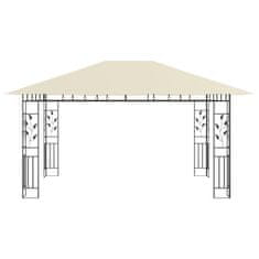 Petromila Altán s moskytiérou 4 x 3 x 2,73 m krémový 180 g/m²