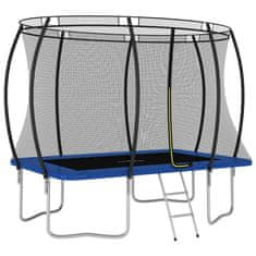 Greatstore Trampolína se sítí a žebříkem obdélníková 274x183x76 cm 150 kg