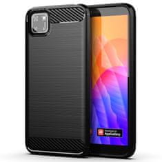 MG Carbon Case Flexible silikónový kryt na Huawei Y5p, černý