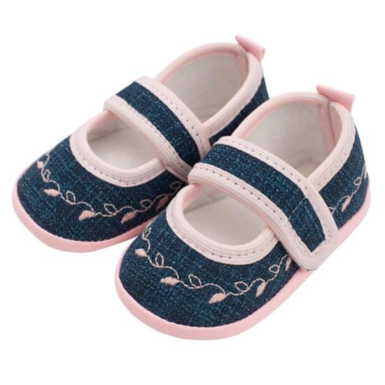 NEW BABY Kojenecké capáčky Jeans růžové 0-3 m, 0-3 m