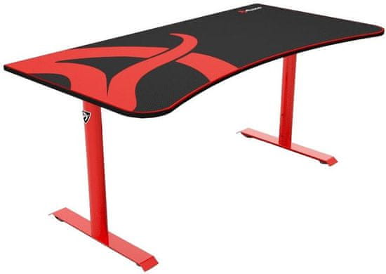 Arozzi Arena Gaming Desk, černá/červená (ARENA-RED)