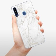 iSaprio Silikonové pouzdro - GoldMarble 13 pro Samsung Galaxy A20s