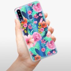 iSaprio Silikonové pouzdro - Flower Pattern 01 pro Samsung Galaxy A20s
