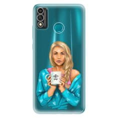 iSaprio Silikonové pouzdro - Coffe Now - Blond pro Honor 9X Lite