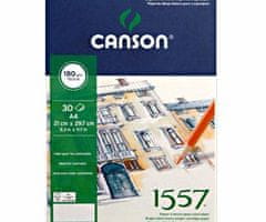 canson Skicák 1557 na kresbu a skici s kroužkovou vazbou (180g/m2,