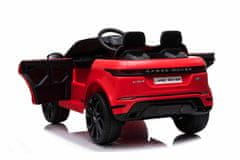 Beneo Elektrické autíčko Range Rover Evoque, Jednomístné, Kožená sedadla, MP3, USB/SD