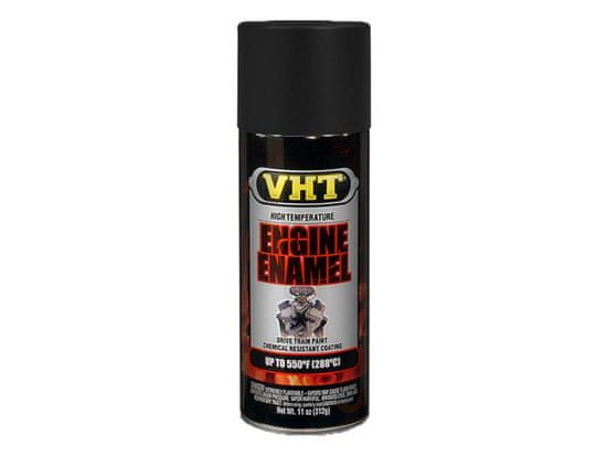 VHT Engine Enamel barva na motory do teploty až 288°C, GM Satin Black saténová černá