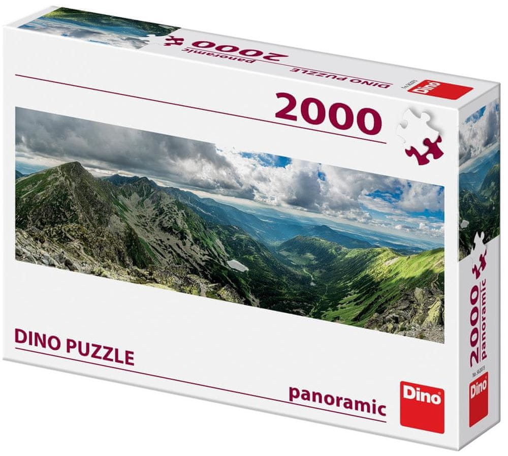 Dino Roháče panoramic puzzle 2000 dílků