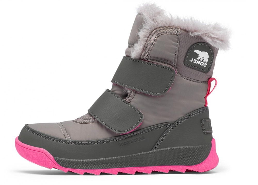 Sorel dívčí sněhule Childrens Whitney II Strap 1920331052 25 šedá