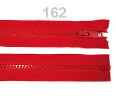 Kraftika 1ks poppy red kostěný zip šíře 5mm délka 45cm bundový