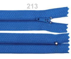 Kraftika 1ks dazzling blue spirálový zip šíře 3mm délka 16cm