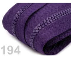 Kraftika 10m plum zip kostěný 5mm metráž, zipy v metráži