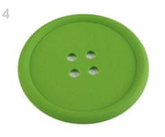 Kraftika 2ks 4 zelená sv. silikonová podložka knoflík 9 cm