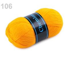 Kraftika 1ks 106 (102) cadmium yellow příze chemlonka 50g ariadne