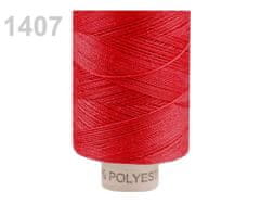 Kraftika 5ks jester red polyesterové nitě návin 500m ribbon 14,8x2