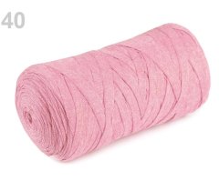 Kraftika 1ks (762/216) růžová střední špagety ploché ribbon 250g