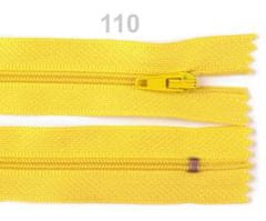 Kraftika 1ks lemon spirálový zip šíře 3mm délka 14cm pinlock