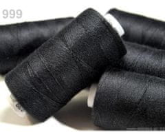 Kraftika 10ks 999 black nitě riflové 200 m 30x3, ostatní