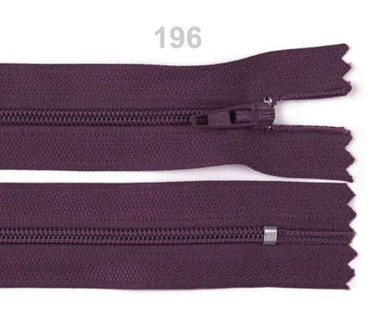 Kraftika 1ks grape royale spirálový zip šíře 3mm délka 10cm