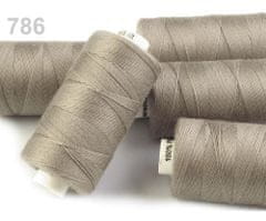 Kraftika 10ks 786 light taupe nitě riflové 200 m 30x3, ostatní