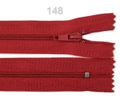 Kraftika 1ks high risk red spirálový zip šíře 3mm délka 22cm