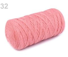 Kraftika 1ks (767/110) korálová sv. špagety ploché ribbon 250g