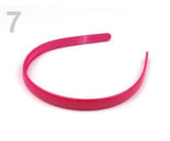 Kraftika 1ks růžová malinová plastová čelenka do vlasů, čelenky