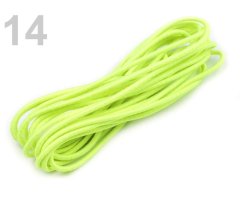 Kraftika 1svaz (229) lime punch neon kulatá pruženka 2mm svazek 3m