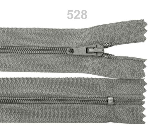 Kraftika 1ks elephant skin spirálový zip šíře 3mm délka 12cm