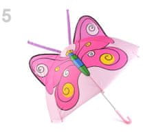 Kraftika 1ks růžová sv. dětský deštník zvířátka