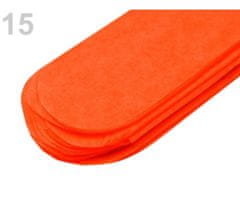 Kraftika 1ks oranžová reflexní papírový pompom 15cm