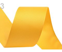 Kraftika 5m cyber yellow rypsová stuha svazky po 5m šíře 40mm