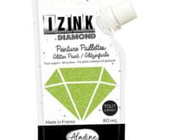 Aladine Diamantová barva izink diamond 80ml - světle zelená