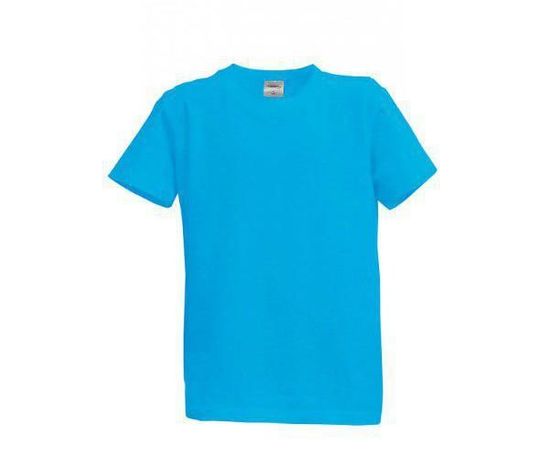 Lambeste Dětské tričko krátký rukáv xs - atolblue (5-6 let)